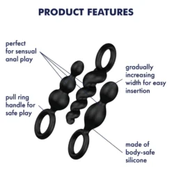 Satisfyer Booty Call anaalitappi 3 kpl