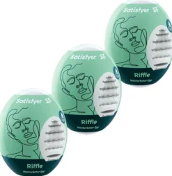 Satisfyer Masturbator Riffle Egg 3 kpl