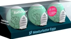 Satisfyer Masturbator Riffle Egg 3 kpl