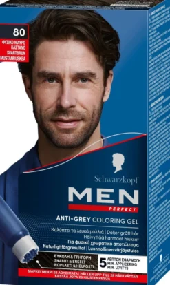 Schwarzkopf Men Perfect 80 Mustanruskea hiusväri