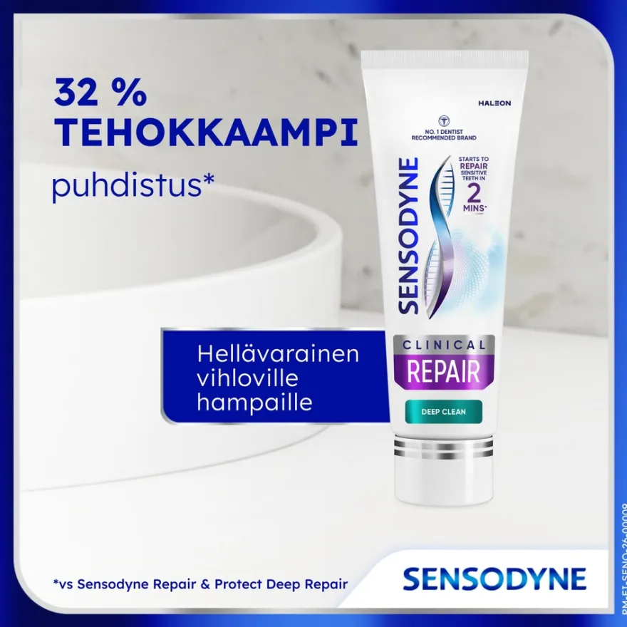 Sensodyne Clinical Repair Deep Clean hammastahna 75ml