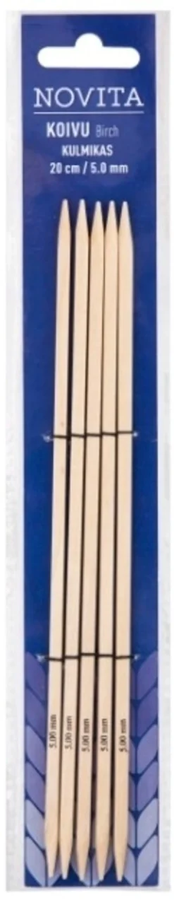 Sukkapuikko kulmikas koivu 20cm 5.0