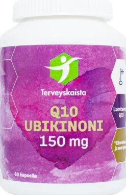 Terveyskaista Q10 Ubikinoni 150 mg 60 kaps.