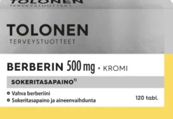 Tolonen Berberin+kromi 120tabl