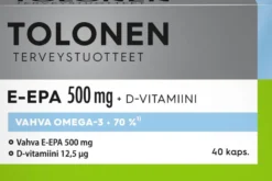 Tolonen E-EPA kalaöljykapseli 500mg 40kaps