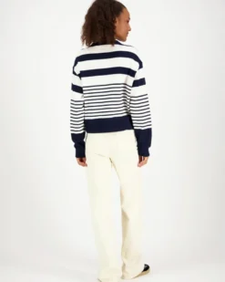 Tommy Jeans collegepusero Rlx Badge Stripe