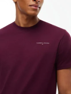 Tommy Jeans T-paita Slim Linear Chest