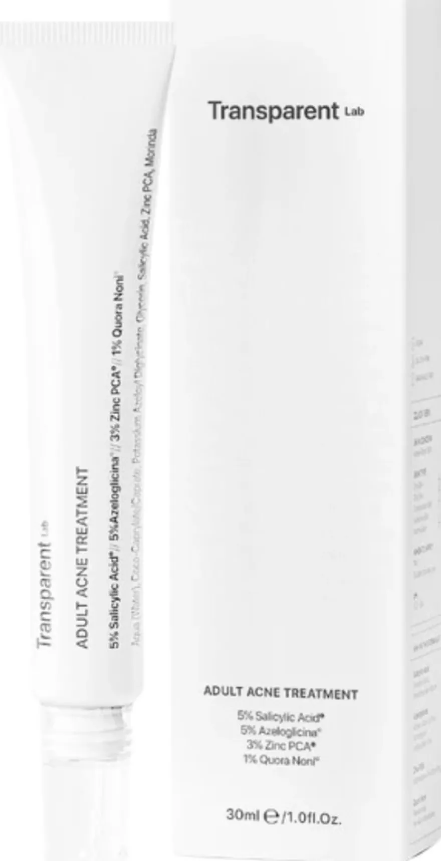 Transparent Lab Adult acne treatment täsmähoito 30 ml