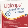 Ubicaps Ubikinoli 100 mg + C + Seleeni Ubikinoli - C-vitamiini - seleenikapseli 40 kaps