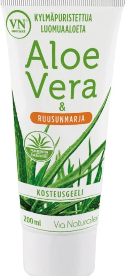 Via Naturale Aloe Vera&Ruusunmarja Kosteusgeeli 200 ml