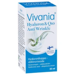 Vivania Hyaluron & Q10 Anti Wrinkle hyaluronihappo–ubikinonivoide 50 ml
