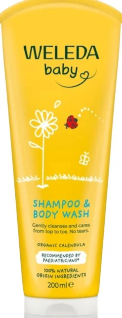 Weleda Kehäkukka Baby Shampoo & Suihkusaippua 200ml