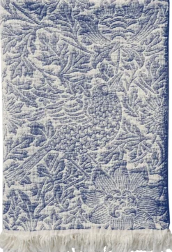 William Morris Bird & Anemone torkkupeitto sininen 130x180cm/1kpl