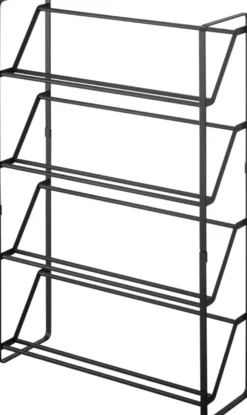 Yamazaki Frame kenkäteline 4 tasoa, musta