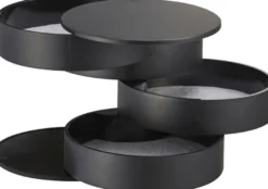 Yamazaki Tower korulipas, musta 100x100x100 mm
