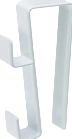 Yamazaki Tower koukku kaapinoveen 7,2x1,5x3,8 cm, valkoinen 2kpl/pkt