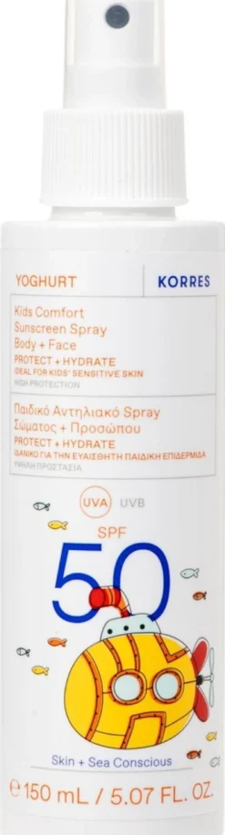 Yoghurt Kids SPF50 emulsio kasvoille ja vartalolle 150ml