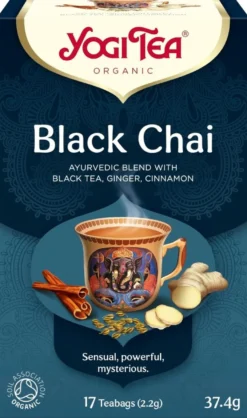 Yogi Tea Luomu Black Chai Maustettu mustatee Ayurvedinen 17x2,2g