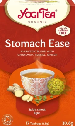 Yogi Tea Luomu Stomach Ease Yrtti-maustetee Ayurvedinen 17x1,8g